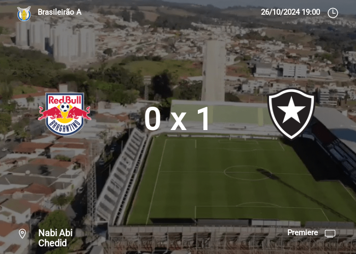 Bragantino x Botafogo: Informações da partida | 26-10-2024