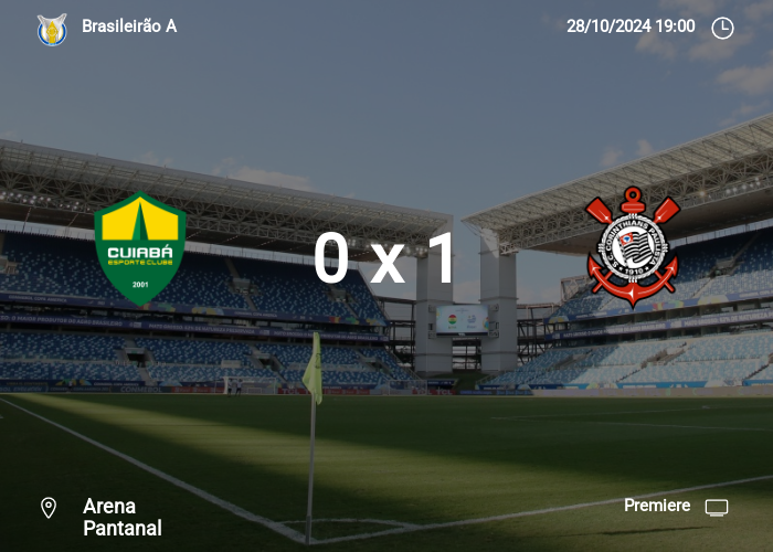 Cuiabá x Corinthians: Informações da partida | 28-10-2024