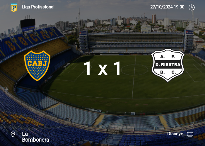 Boca Juniors vs Dep. Riestra: Información del juego | 27-10-2024