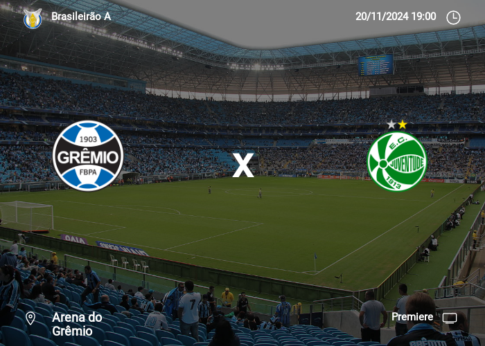 Grêmio x Juventude: Informações da partida | 20-11-2024