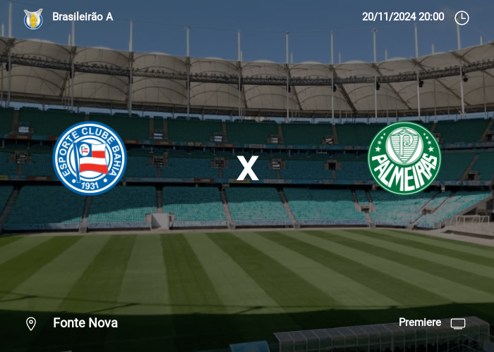 Bahia x Palmeiras: Informações da partida | 20-11-2024