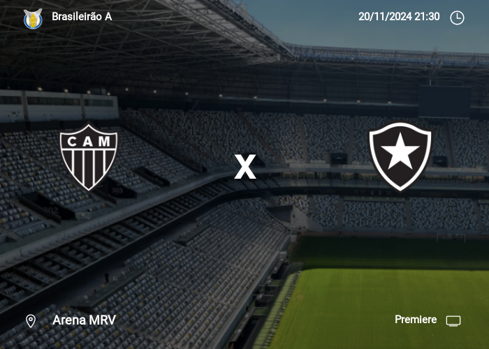 Atlético MG x Botafogo: Informações da partida | 20-11-2024