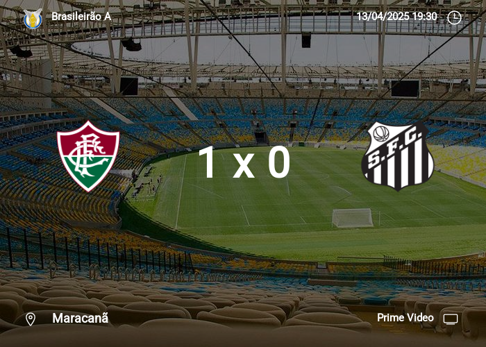Fluminense x Santos: Informações da partida | 13-04-2025