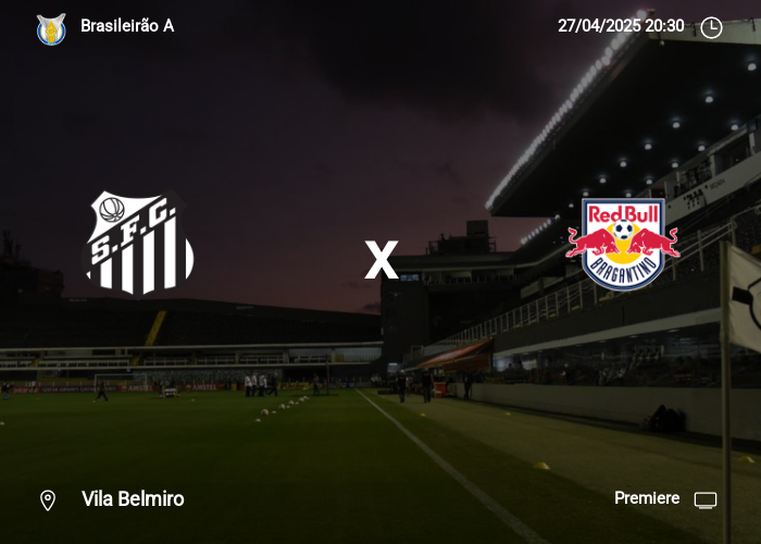 Santos x Bragantino: Informações da partida | 27-04-2025