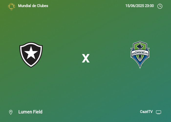 Botafogo x Seattle Sounders: Informações da partida | 15-06-2025