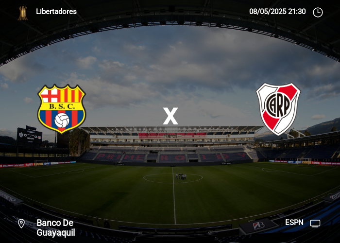 Barcelona de Guayaquil vs River Plate: Información del juego | 08-05-2025