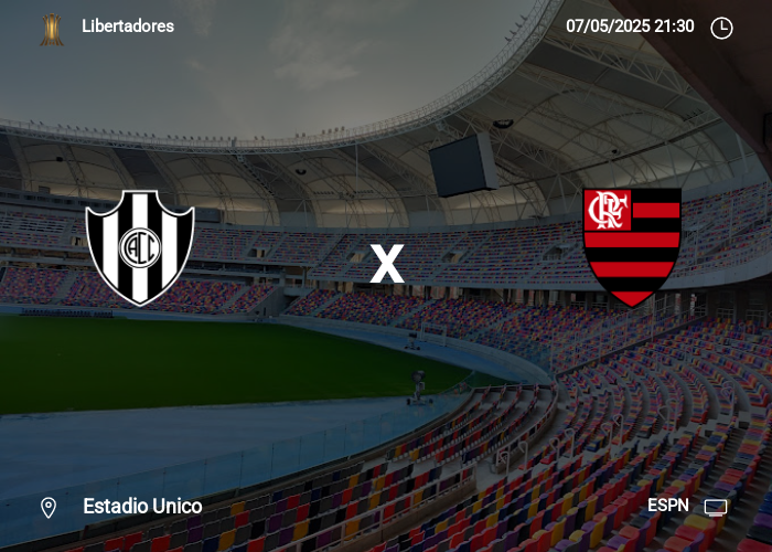 Central Córdoba x Flamengo: Informações da partida | 07-05-2025