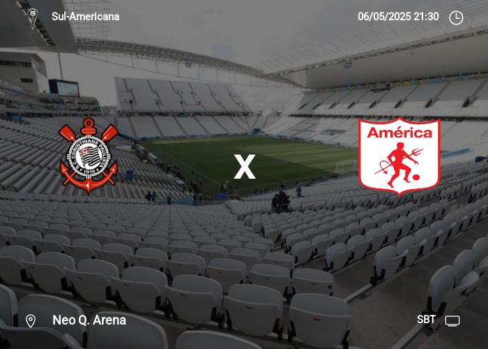 Corinthians x América de Cali: Informações da partida | 06-05-2025