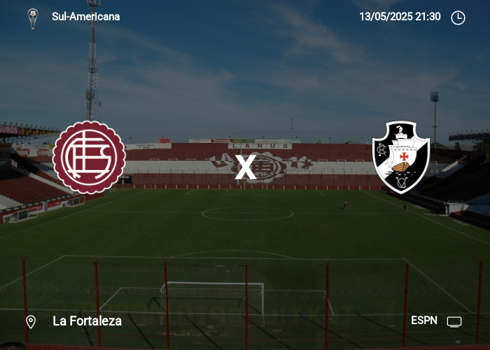 Lanús x Vasco: Informações da partida | 13-05-2025