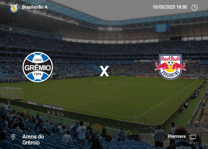 Grêmio x Bragantino: Informações da partida | 10-05-2025