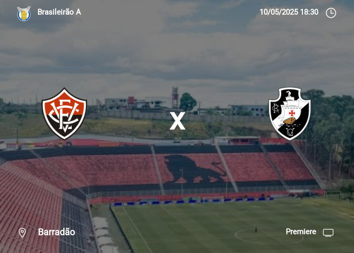 Vitória x Vasco: Informações da partida | 10-05-2025
