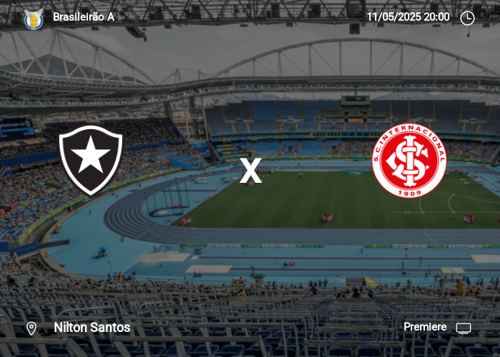Botafogo x Internacional: Informações da partida | 11-05-2025