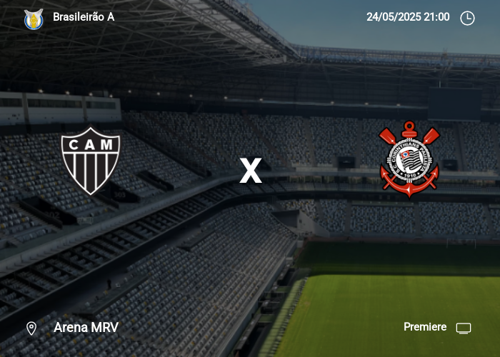 Atlético MG x Corinthians: Informações da partida | 24-05-2025