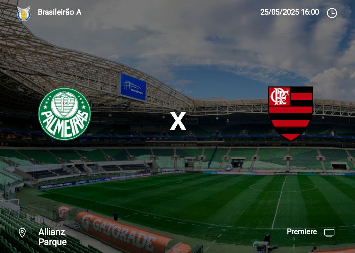 Palmeiras x Flamengo: Informações da partida | 25-05-2025