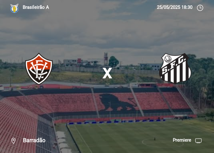 Vitória x Santos: Informações da partida | 25-05-2025