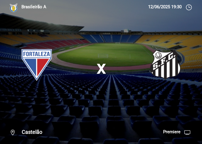 Fortaleza x Santos: Informações da partida | 12-06-2025