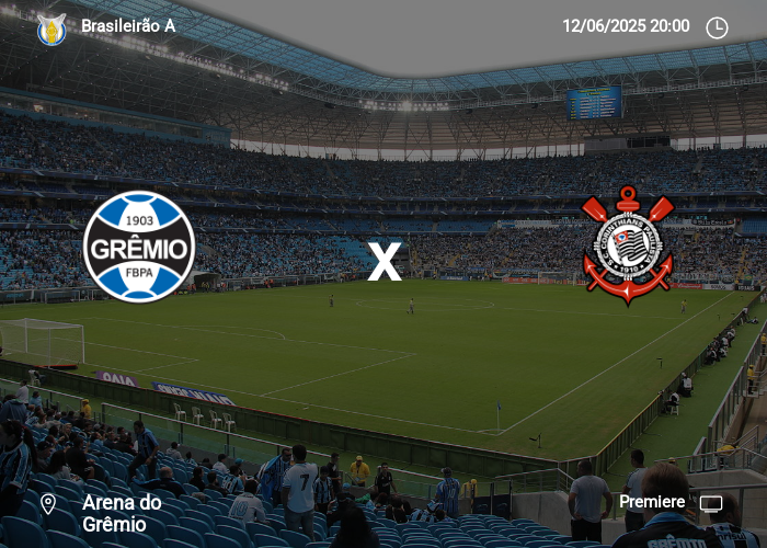 Grêmio x Corinthians: Informações da partida | 12-06-2025