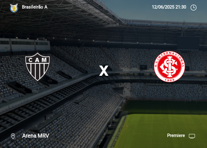 Atlético MG x Internacional: Informações da partida | 12-06-2025