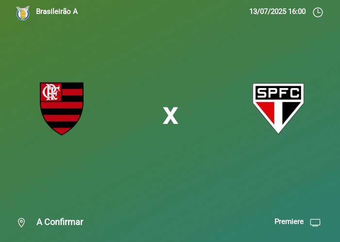 Flamengo x São Paulo: Informações da partida | 12-07-2025