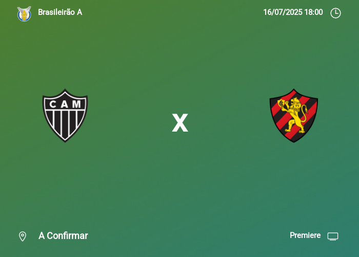 Atlético MG x Sport: Informações da partida | 08-10-2025