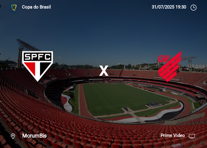 São Paulo x Athletico-PR: Informações da partida | 31-07-2025