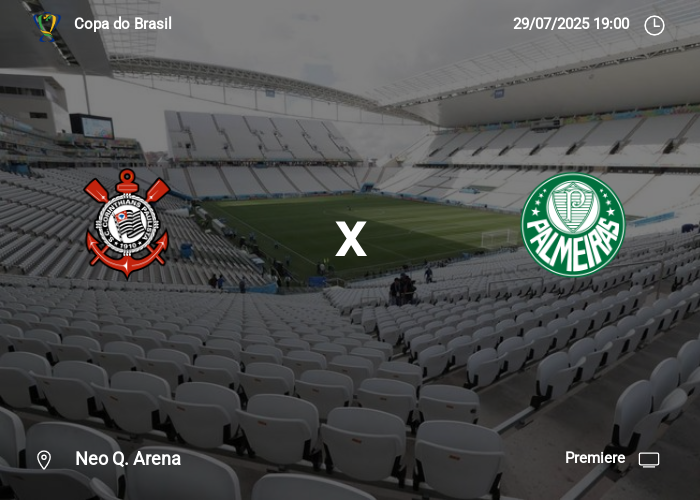 Corinthians x Palmeiras: Informações da partida | 30-07-2025