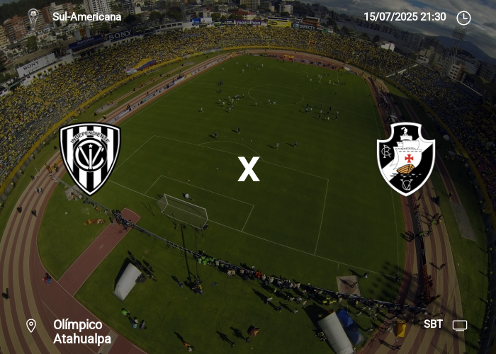 Del Valle x Vasco: Informações da partida | 15-07-2025
