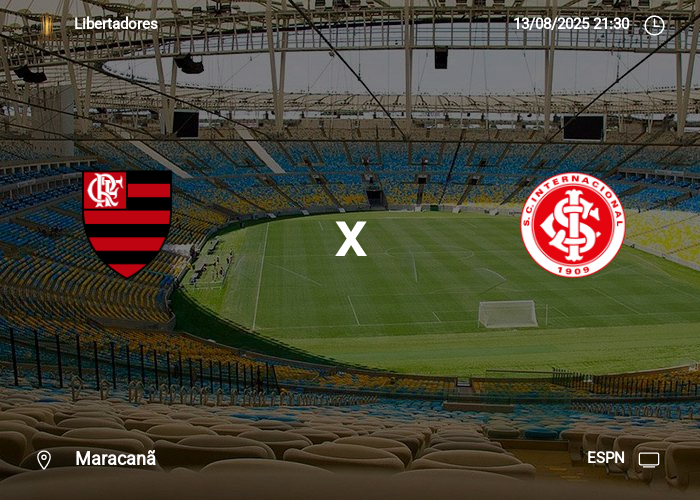 Flamengo x Internacional: Informações da partida | 13-08-2025
