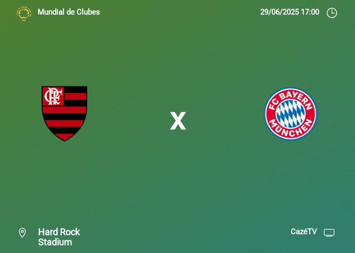 Flamengo x FC Bayern: Informações da partida | 29-06-2025