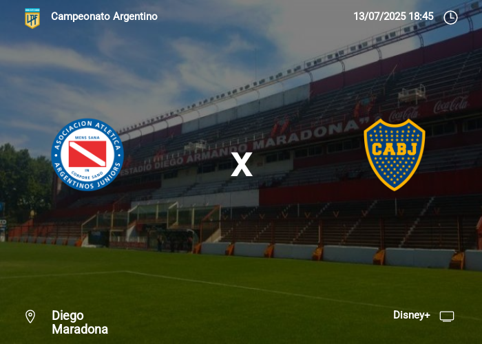 Argentinos Juniors vs Boca Juniors: Información del juego | 13-07-2025