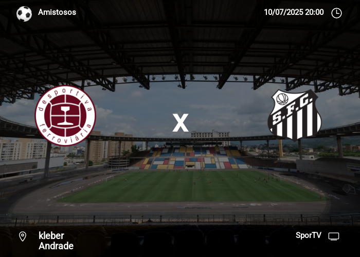 Desportiva Ferroviária x Santos: Informações da partida | 10-07-2025