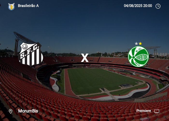 Santos x Juventude: Informações da partida | 04-08-2025