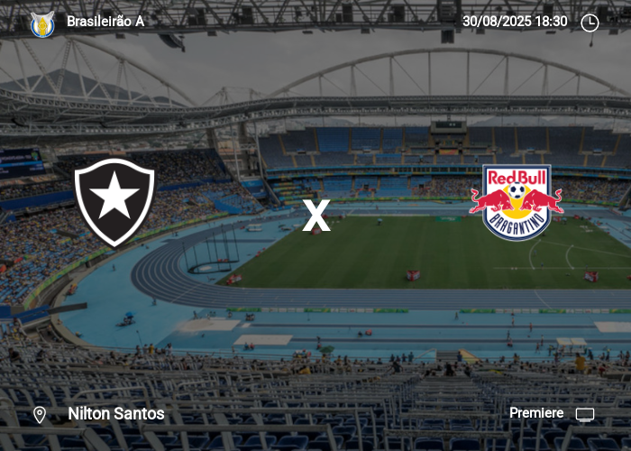 Botafogo x Bragantino: Informações da partida | 30-08-2025