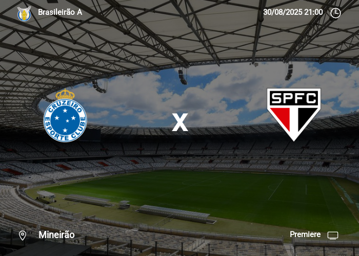 Cruzeiro x São Paulo: Informações da partida | 30-08-2025