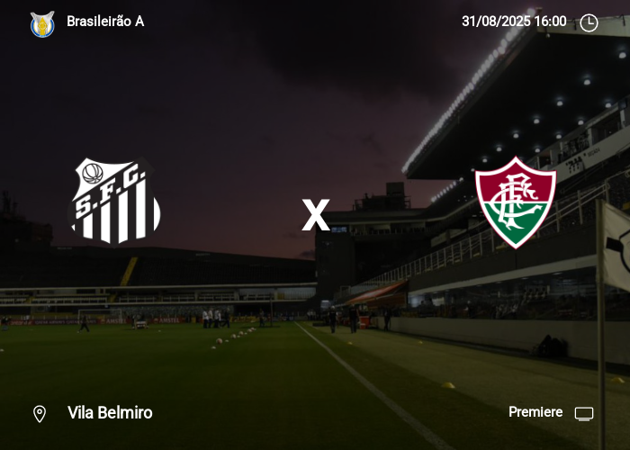 Santos x Fluminense: Informações da partida | 31-08-2025