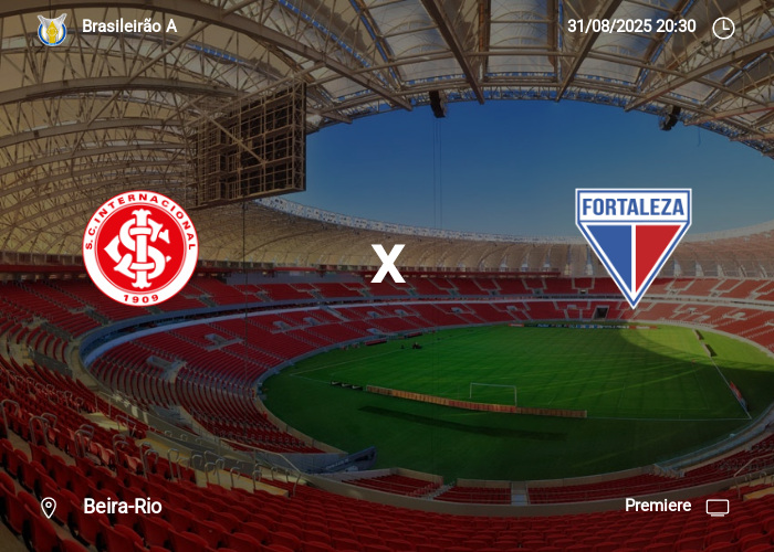 Internacional x Fortaleza: Informações da partida | 31-08-2025