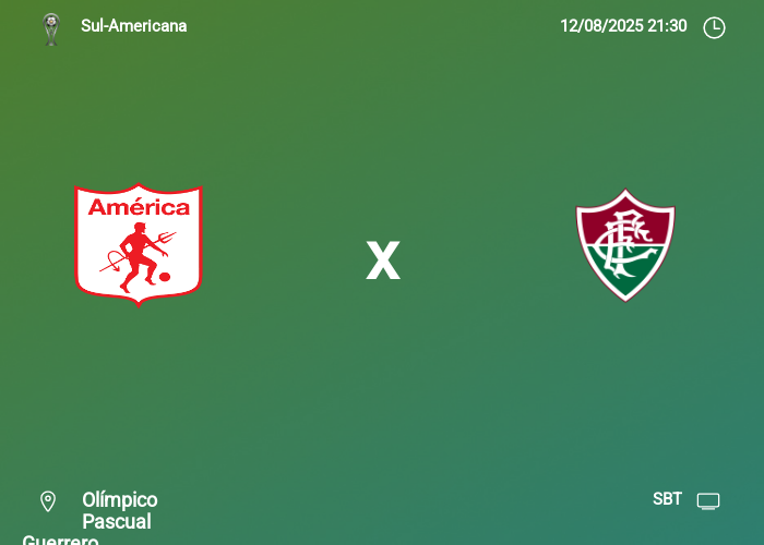América de Cali x Fluminense: Informações da partida | 12-08-2025