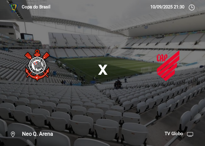 Corinthians x Athletico-PR: Informações da partida | 10-09-2025