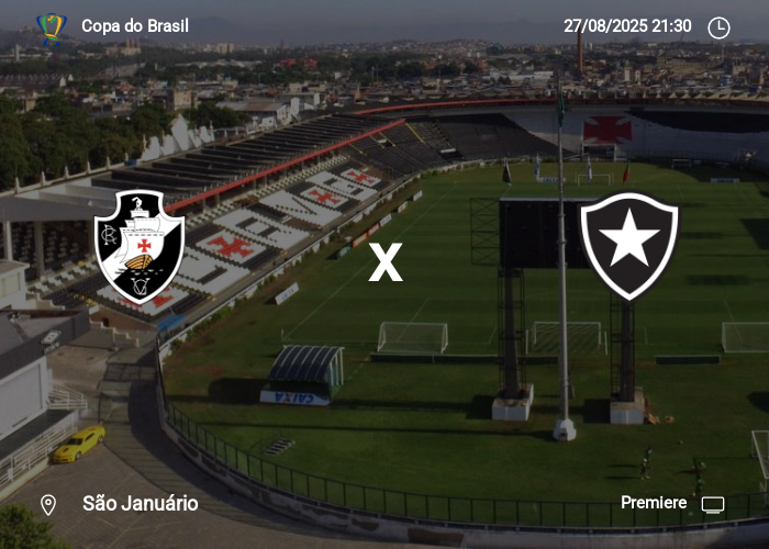 Vasco x Botafogo: Informações da partida | 27-08-2025