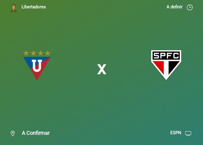 LDU x São Paulo: Informações da partida | 18-09-2025