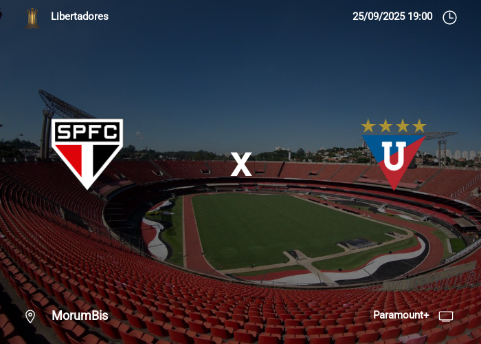 São Paulo x LDU: Informações da partida | 25-09-2025