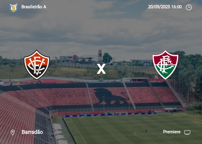 Vitória x Fluminense: Informações da partida | 20-09-2025