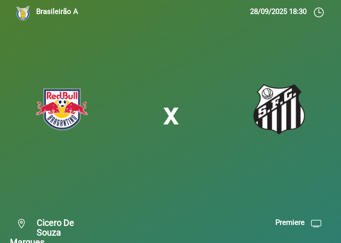 Bragantino x Santos: Informações da partida | 28-09-2025