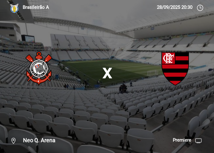 Corinthians x Flamengo: Informações da partida | 28-09-2025