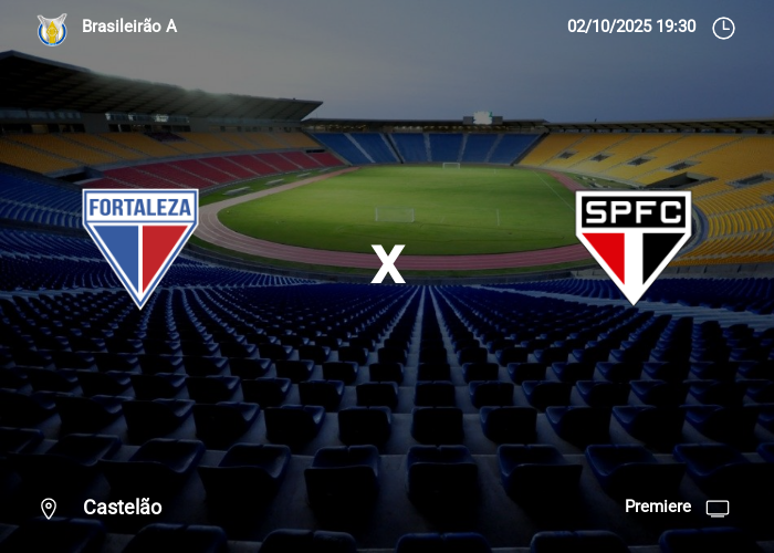 Fortaleza x São Paulo: Informações da partida | 02-10-2025