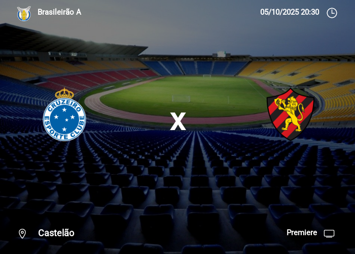 Cruzeiro x Sport: Informações da partida | 05-10-2025