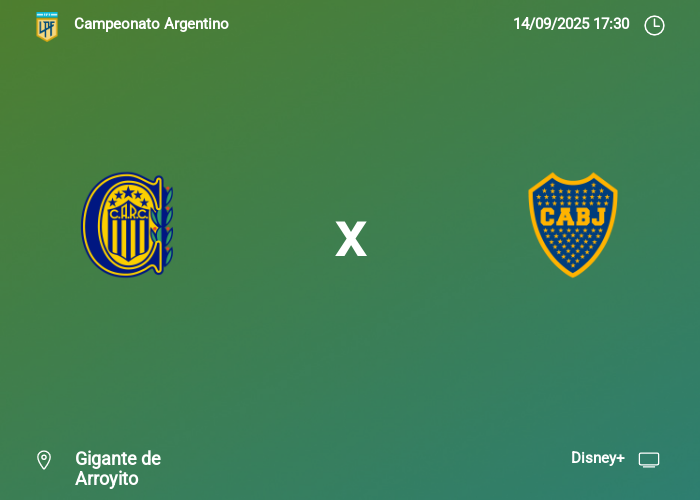 Rosario Central vs Boca Juniors: Información del juego | 14-09-2025