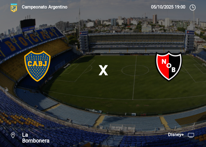 Boca Juniors vs Newell's Old Boys: Información del juego | 05-10-2025
