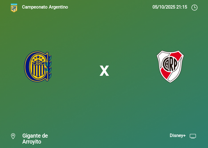 Rosario Central vs River Plate: Información del juego | 05-10-2025
