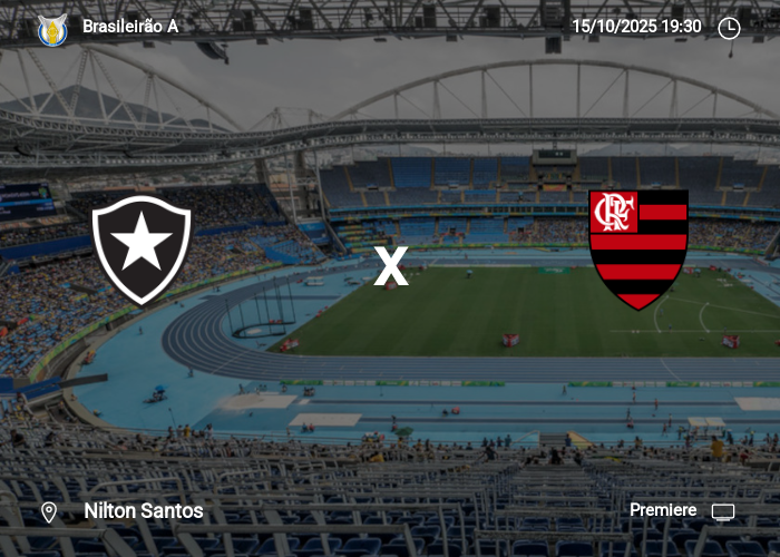 Botafogo x Flamengo: Informações da partida | 15-10-2025